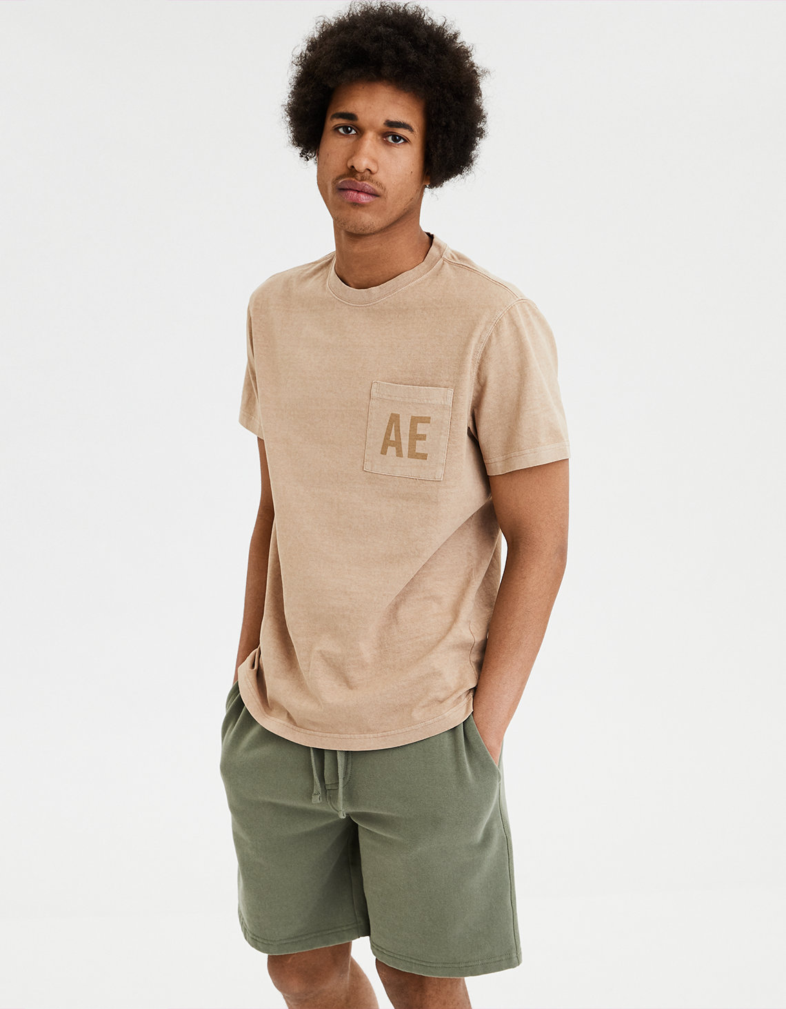 Фото футболка ae коричневая от магазина American Eagle