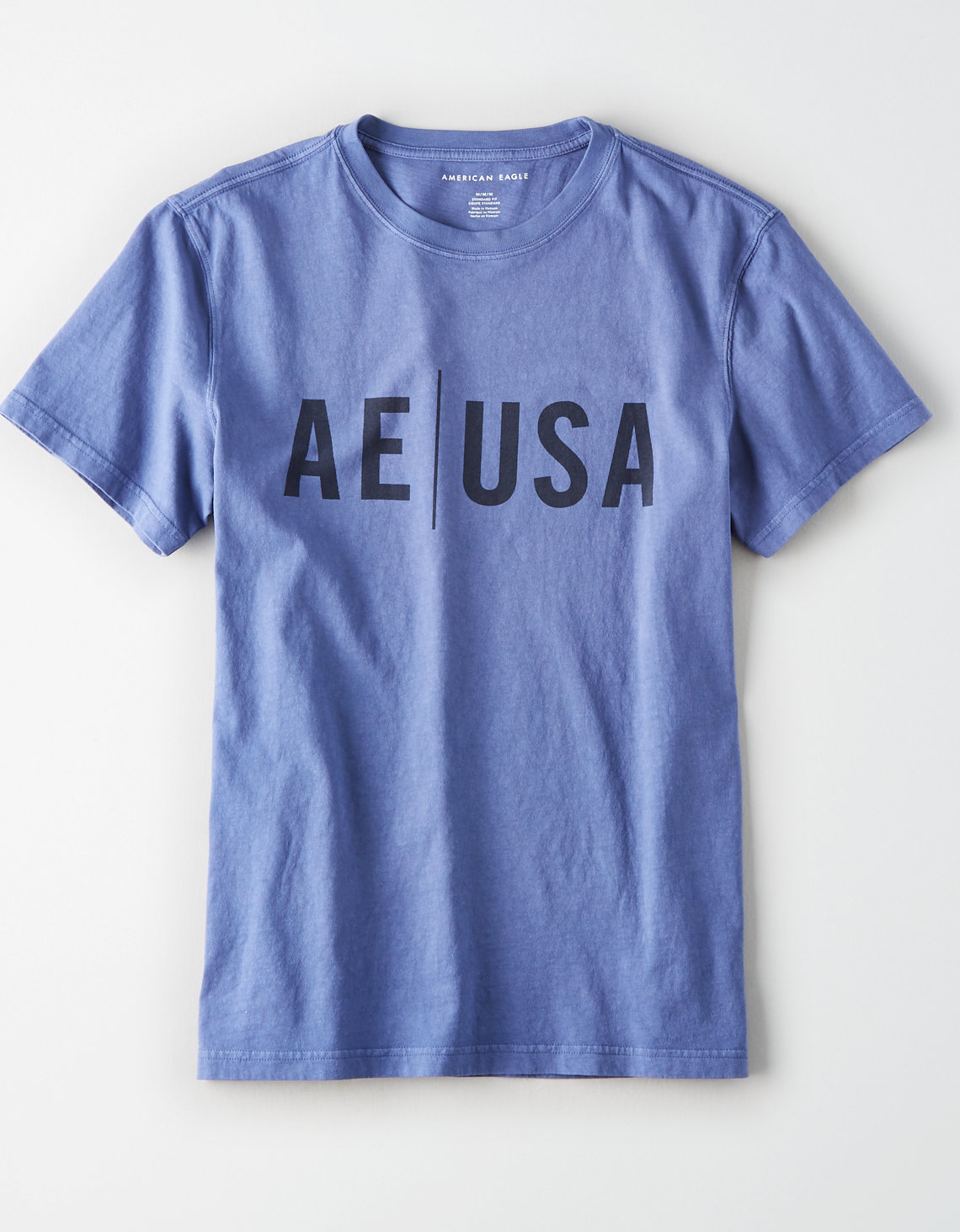 Фото футболка american eagle с лого синяя от магазина American Eagle